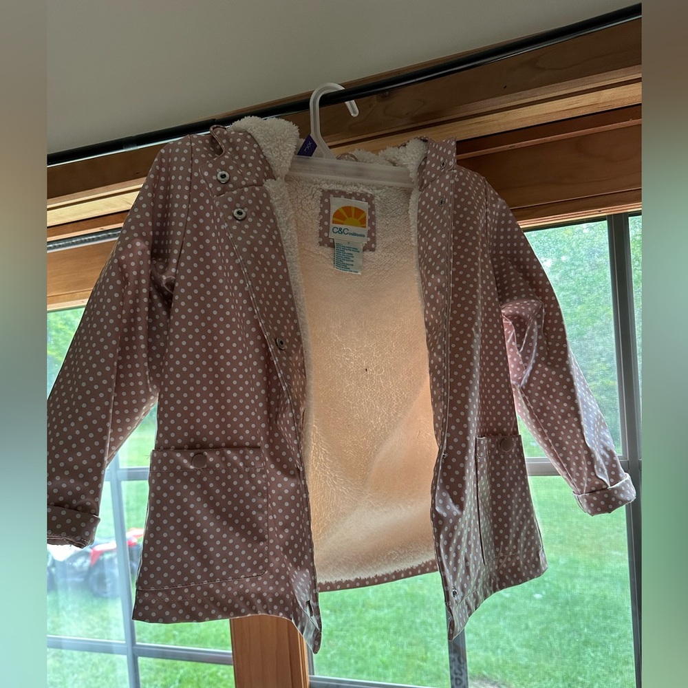 Girls size 7 raincoat